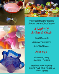 Artists & Chefs Cocktail Reception at Mexican Bar Company