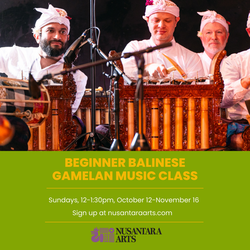 Intro to Balinese Gamelan with Tom Torrisi!