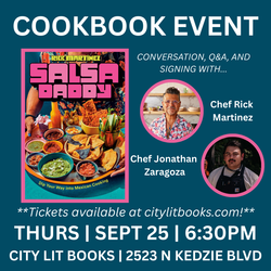 Cookbook Event: Chef Rick Martinez with Jonathan Zaragoza