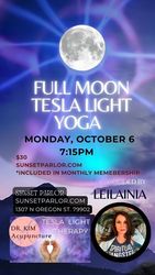 Full Moon Tesla Light Yoga