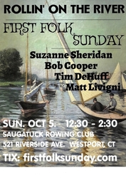 "Rollin On the River" - A Celebration of Water-Themed Music at First Folk Sunday on October 5