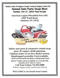 Annual Auto Parts Swap Meet