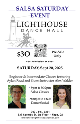 Salsa Saturday! Tonight at Lighthouse Dance Hall