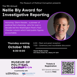 9TH annual NELLIE BLY AWARD FOR INVESTIGATIVE REPORTING RECEPTION AND ROUNDTABLE