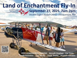 Land of Enchantment Fly-In & Airport Open House - Sept 27 2025; Albuquerque Double Eagle II Airport