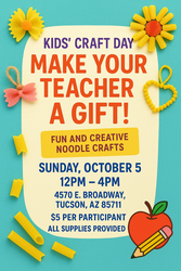 Kids' Craft Event - Make A Gift For Teachers @ Poppin' Off