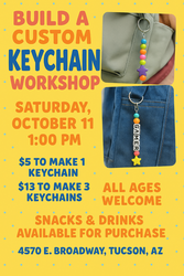 Keychains & Backpack Bling @ Poppin' Off
