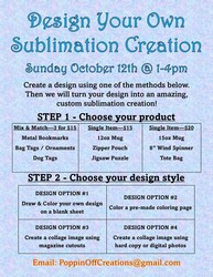 Sublimation Creation Workshop @ Poppin' Off