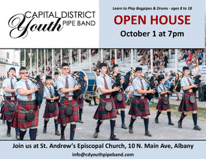 Capital District Youth Pipe Band OPEN HOUSE