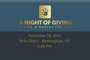 A Night of Giving, Making Miracles for Kids