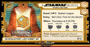 Star Wars: Unlimited Sealed League