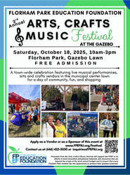 Florham Park Education Foundation Arts Crafts & Music Festival