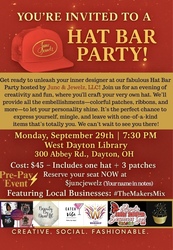 We, Junc & Jewelz Invite YOU To The Ultimate Hat Bar Party !!🎉