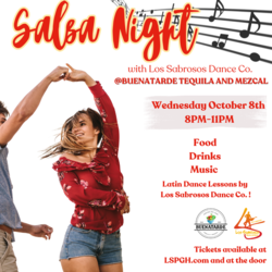 Salsa Night with Los Sabrosos @ Buenatarde Tequila & Mezcal