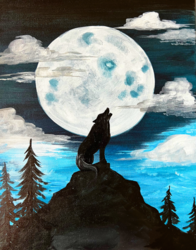 Spooky Paint and Sip in Bellevue Seattle By Artvana October 2025