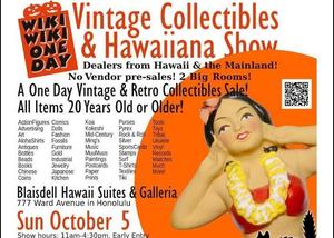 Halloween & Surf @ Wiki Wiki One Day Vintage Collectibles & Hawaiiana Show