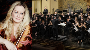 Yale Concert Band, Oct 3, Woolsey Hall, "Precious Metal" flute concerto, Tara O'Connor, guest artist