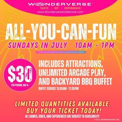 All You Can Fun Sunday Brunch at Wonderverse