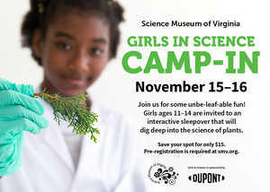 Girls in Science Camp-In