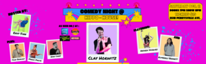 Speakeasy Comedy Night at Hippo-House with Clay Horwitz hosted by Envy Sinn