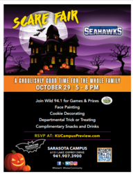 Scare Fair at Keiser University Sarasota Campus
