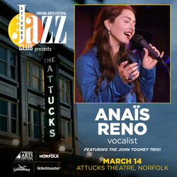 Attucks Jazz Club: Anaïs Reno, vocalist