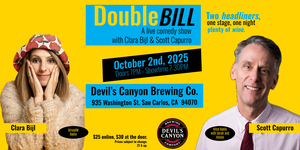 Double Bill, a night of comedy with Clara Bijl and Scott Capurro