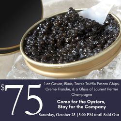 Caviar at the Wine Bar
