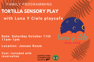 Tortilla sensory workshop with Luna y Cielo Playcafe