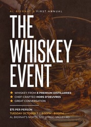 Al Biernat’s North Debuts First Annual Whiskey and Culinary Event