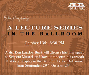 A Lecture Series In the Ballroom: Artist Ken Landon Buck | October 13th | 6:30pm