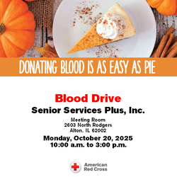 Red Cross Blood Drive at Senior Services Plus, Inc.