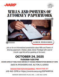 Wills & Powers of Attorney Presentation at Senior Services Plus