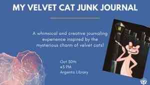Tacky Art Night: My Velvet Cat Journal