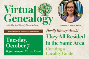 Family History Month/They All Resided in the Same Area: Creating a Locality Guide