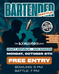 Club Kokomo Spirits Presents: The Bartender Battle