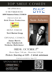 TOP SHELF COMEDY AT BRIERE WEST END PARKER HOTEL