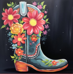 "Boot Scootin’ Beauty" In-Studio Paint Party!