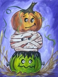 "Monster Trio" In-Studio Paint Party!