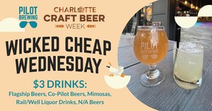 Wicked Cheap Wednesday at Pilot Brewing