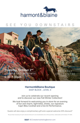 See You Downstairs with Harmont & Blaine at Brickell City Centre