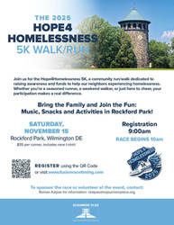 Hope4 Homelessness 5K Walk/Run