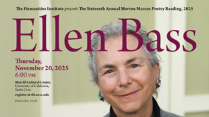 Ellen Bass: Morton Marcus Poetry Reading