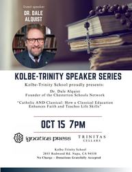 Dale Alquist Speaks on Classical Education