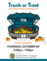 Trunk or Treat - Hosted by Shore United Bank
