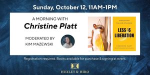 A Morning with Christine Platt at Huxley & Hiro