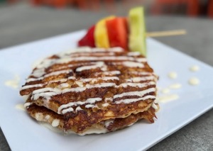 Half Off Pancakes All Day at Scramble