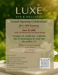 Luxe Eye & Wellness Grand Opening