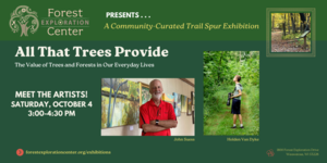All That Trees Provide: Community-Curated Trail Spur Exhibition