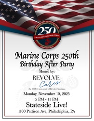 A Salute to 250 Years:  Official Marine Corps 250th Birthday After Party